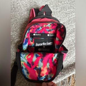 Baron von fancy x LeSportSac mini pink backpack ( see pictures )